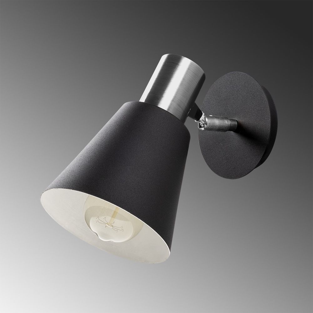 Kem - 6347 Crna Nickel Zidna Lampa slika 4