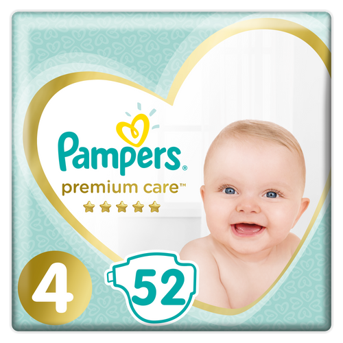 Pampers premium care, pelene s trakicama za učvršćivanje slika 1