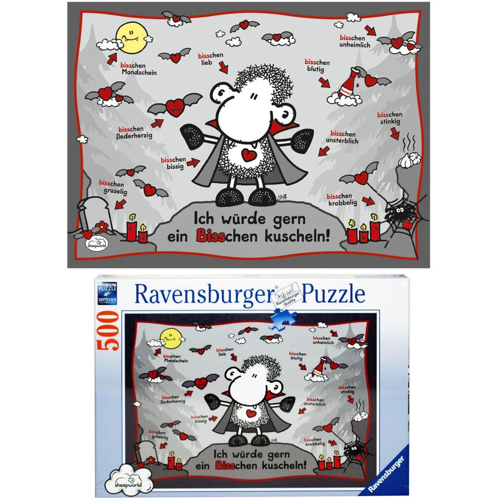 Puzzle / Slagalica Ovca sa srcem 500 kom slika 1