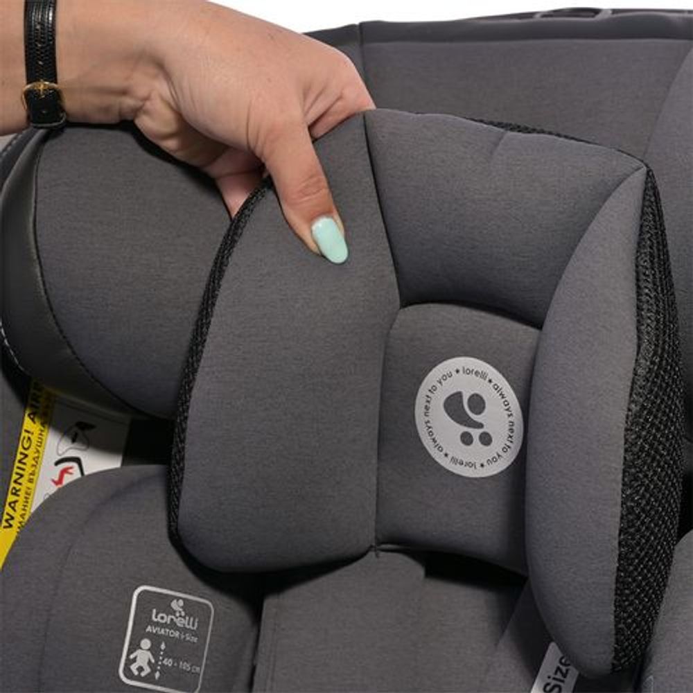 Lorelli Autosjedalica Aviator i-Size 40-150 cm Isofix, Beige slika 8