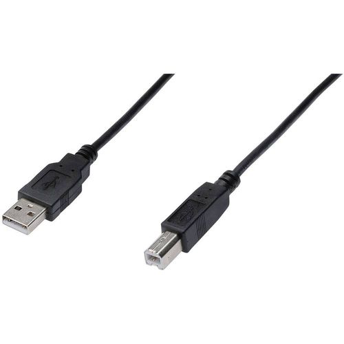 Digitus USB kabel USB 2.0 USB-A utikač, USB-B utikač 5.00 m crna  AK-300105-050-S slika 1