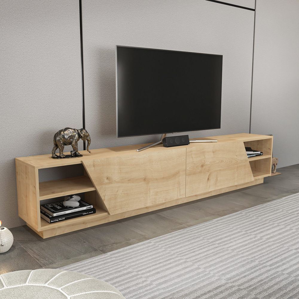 TV Stalak Rhodes - Hrastov Furnir slika 2