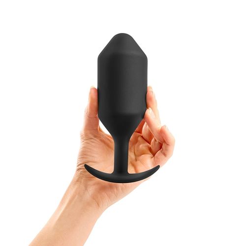 Analni čep B-Vibe - Snug Plug 6, crni slika 5