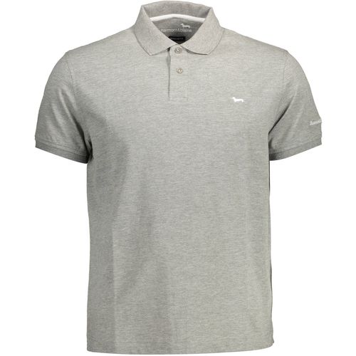 HARMONT &amp; BLAINE SHORT SLEEVE POLO SHIRT MAN GRAY slika 1