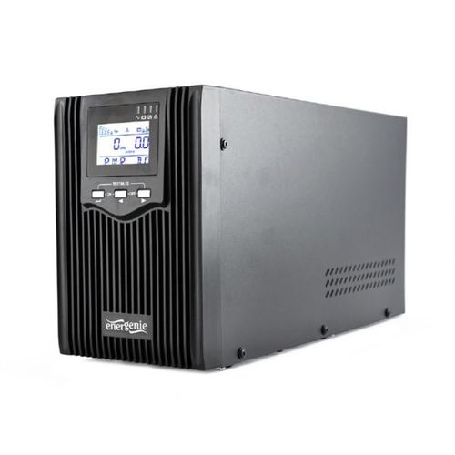 Gembird 2000VA pure sine wave UPS, LCD display, USB, black slika 1