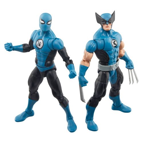 Hasbro Marvel Fantastic four Wolverine Spiderman pack 2 figures 15cm slika 2