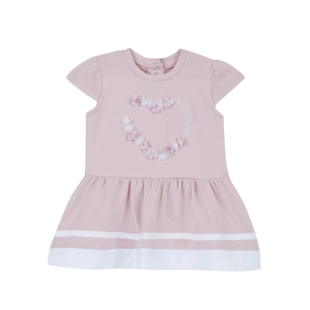 Chicco Haljina za bebe sa kratkim rukavima Amore Dolce slika 1