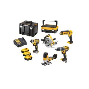 Dewalt DCK500P3T 5-dijelni set aku alata 18v 5.0ah + 2 kofera 