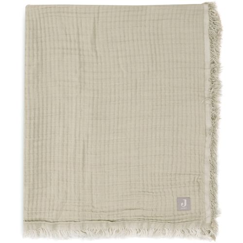 Jollein dekica prekrivač Muslin 120x120 cm - Frige Olive Green/Ivory slika 2