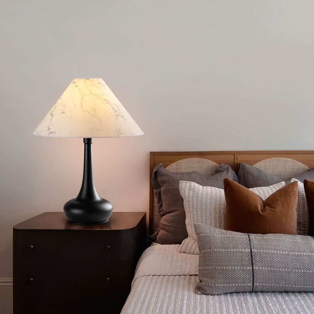 Luna - Crna Stolna Lampa 15253 slika 3