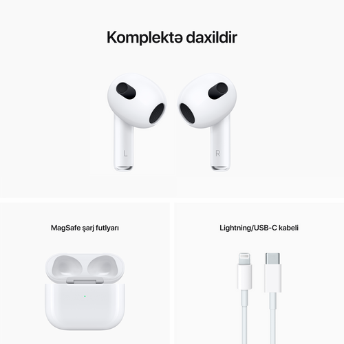 AirPods (3rd generation) with Lightning Charging Case,Model A2565 A2564 A2897 slika 15