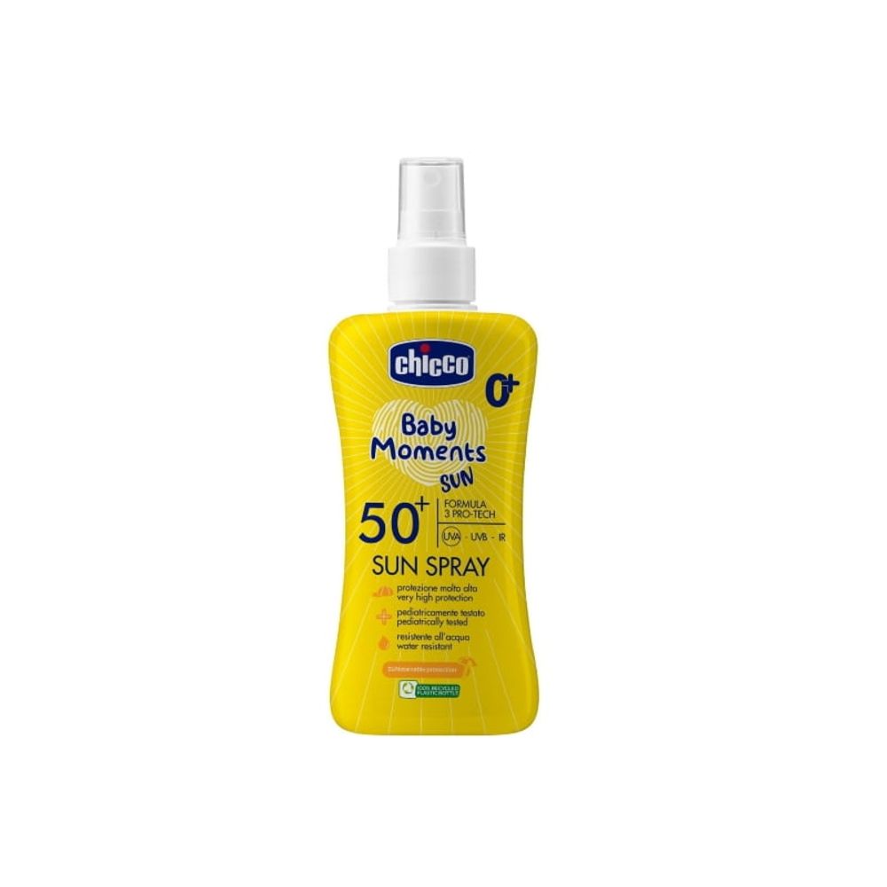 Chicco Sprej za sunčanje SPF50+ Baby Moments 0m+ 150ml slika 1