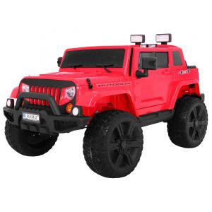 Auto na akumulator Mighty Jeep 4x4 - crveni