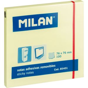 Blok samoljepivi MILAN 76x76 100L žuti 85401