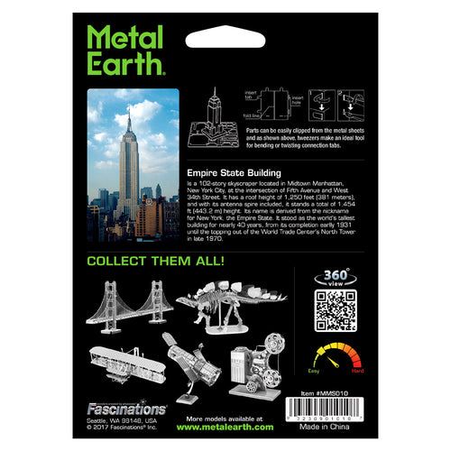 Metal Earth 3D Metalna Maketa - Empire State Building New York slika 3