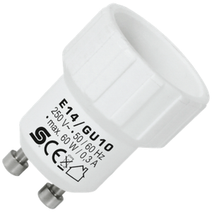 home Adapter za sijalično grlo GU10 na E14 - E14/GU10