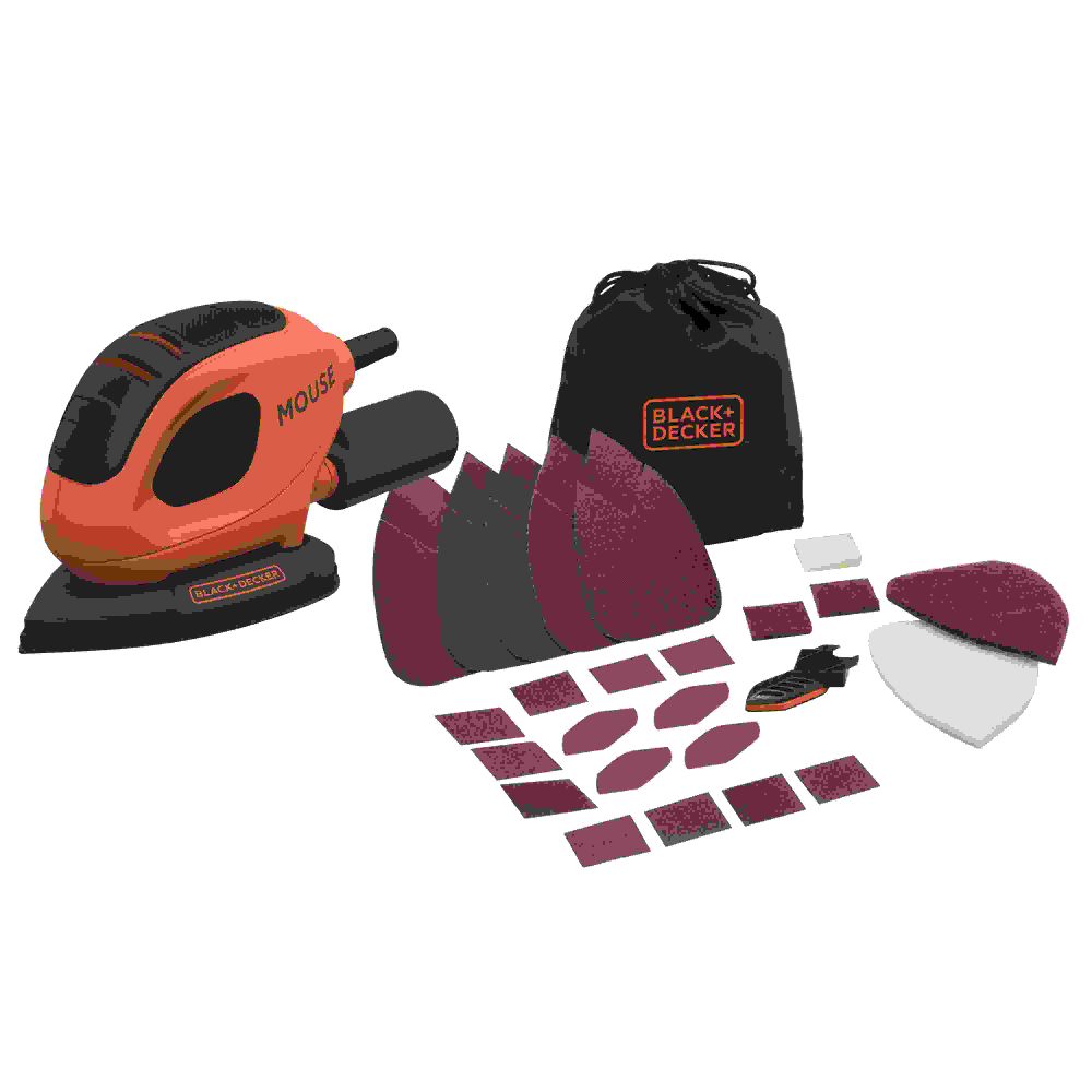 VIBRACIJSKA BRUSILICA Mouse 55W+10x pribor+torba Black &amp; Decker BEW230BCA slika 2
