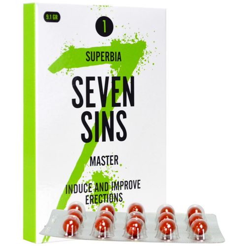 Afrodizijak za muškarce Seven Sins - Master, 15 kom slika 3