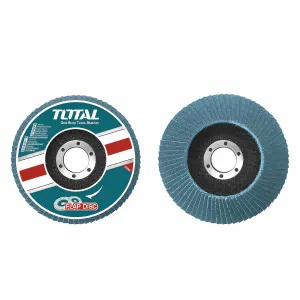 TOTAL Lamelni brusni disk 115mm za metal,P40,zirconium TAC641151