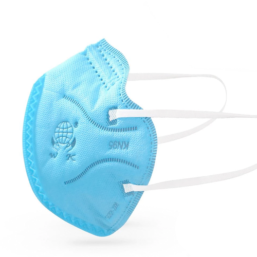 Zaštitna maska FFP2/KN95 oblik KONUS s gumicom boja SKY BLUE - 10 kom slika 2