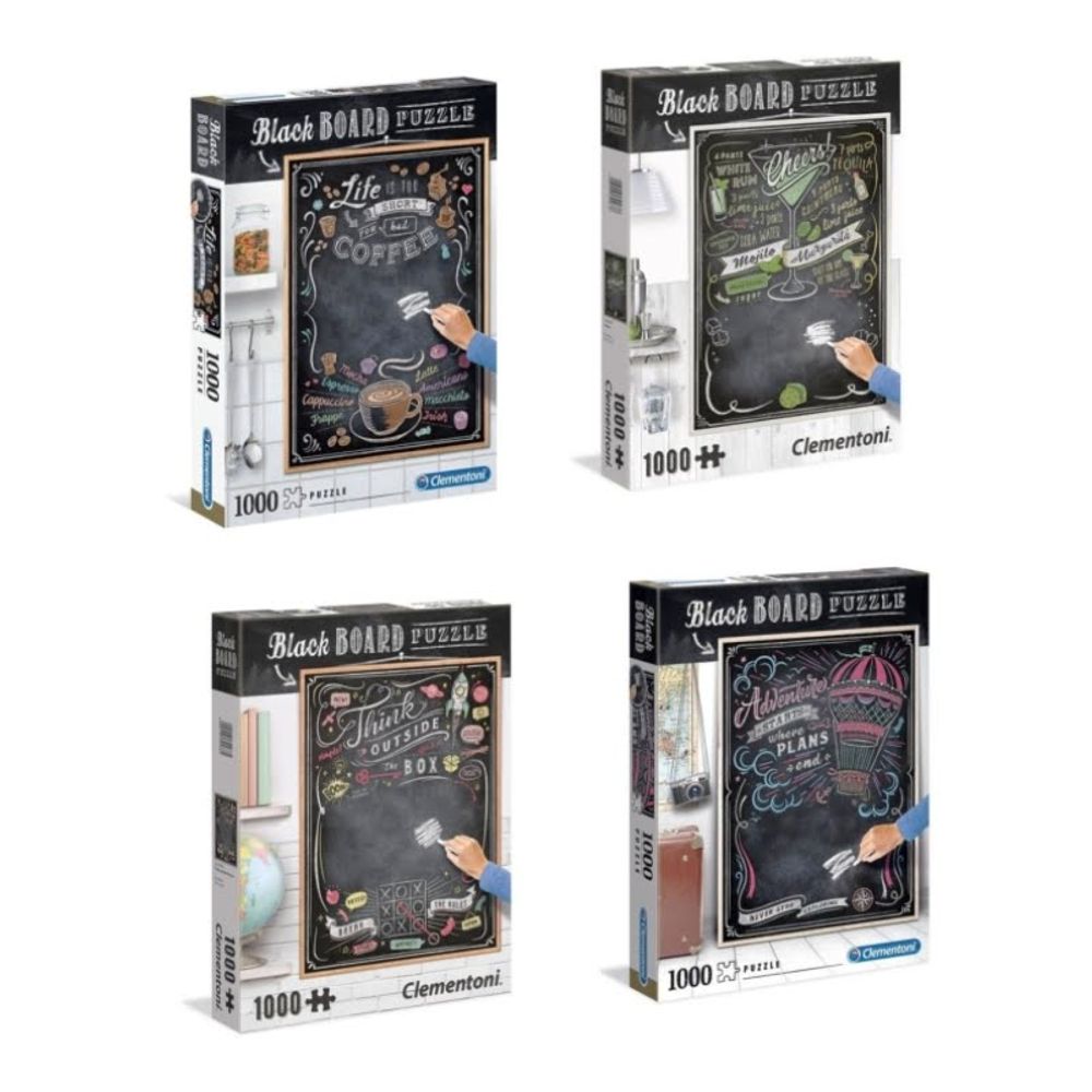 Clementoni Puzzle Special Black Board 1000kom, Sorto slika 1