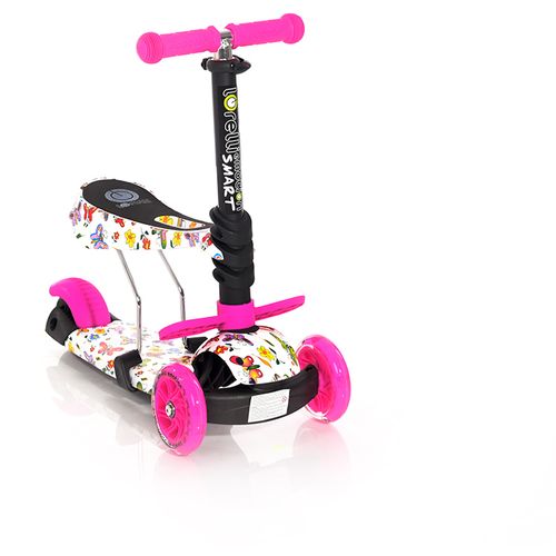 LORELLI SMART Romobil za Djecu Pink Butterfly (do 20kg/3god+) slika 2