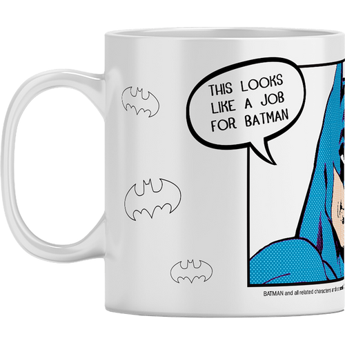 DC Šolja, Batman, 330 ml - Batman 056 DC White mug slika 2