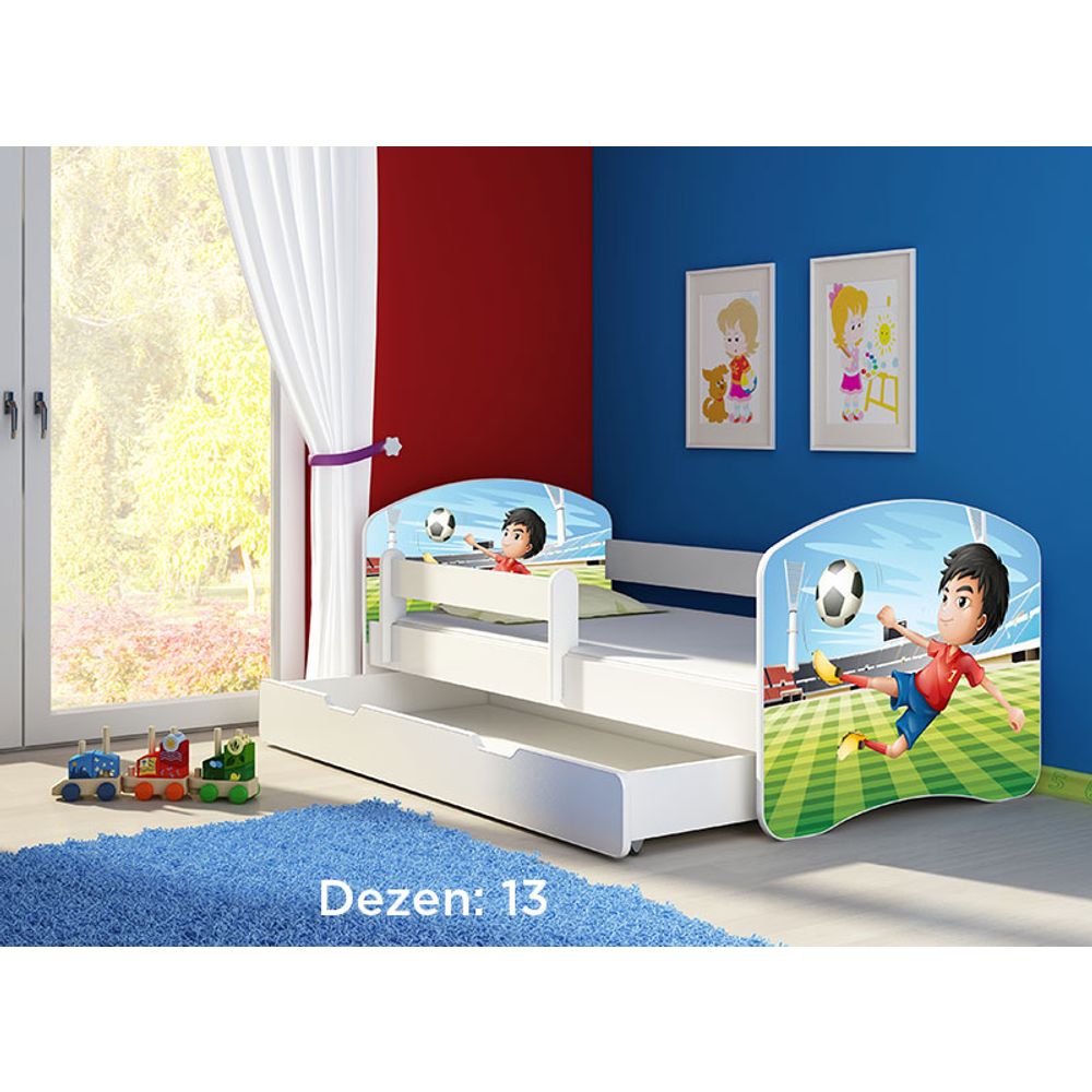 ACMA Dječiji krevet Acma II sa ladicom White - 180x80cm - Dezen 13 slika 2