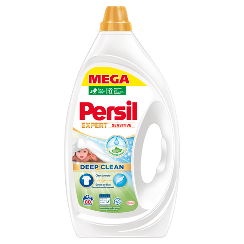 Persil Deep Clean Gel Expert Sensitive 3.6l, 80 pranja, xxl slika 1