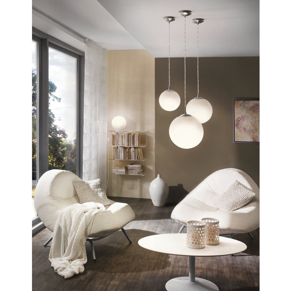 Eglo Rondo visilica/1 e27 ¤300 nikl/mat/opal  slika 6