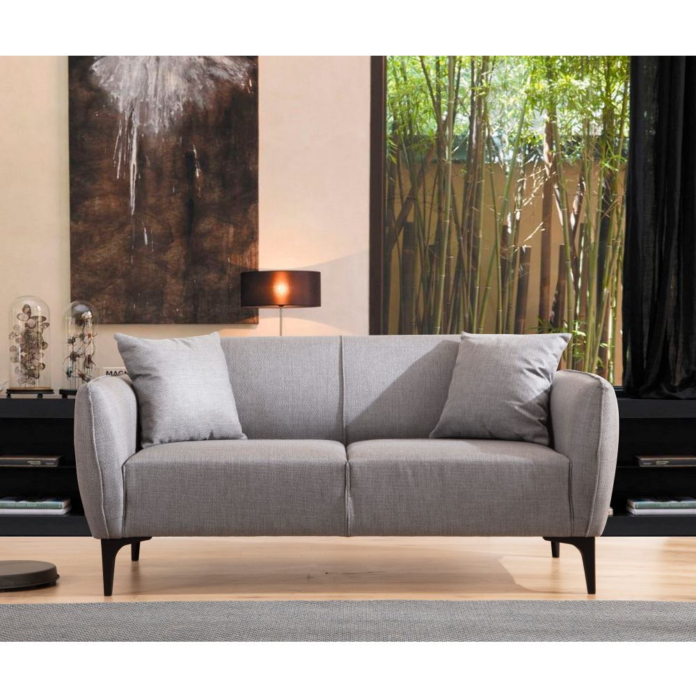 Belissimo - Siva Dvosjed Sofa slika 1
