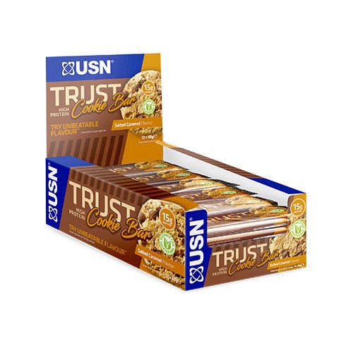 Usn Trust Cookie Bars (12x60g) White Chocolate Raspberry slika 1