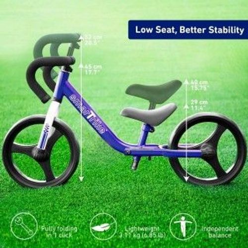 Smart Trike Folding Balance Bicikl - Plavi slika 4