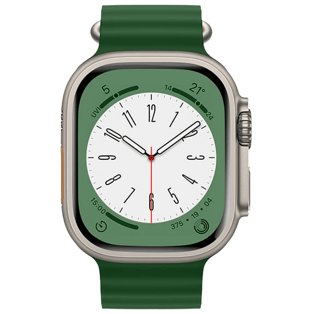 hoco. Silikonski remen za iWatch, 42/44/45/49mm, zelena - iWatch WA12 Alfa slika 4