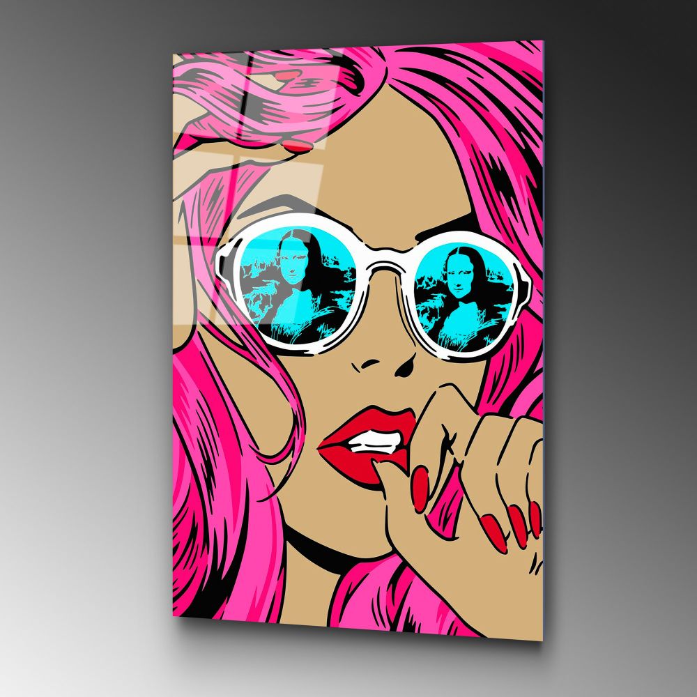UV-715 Dekorativna Slika na Kaljenom Staklu, 70 x 100 cm, Višebojna slika 5