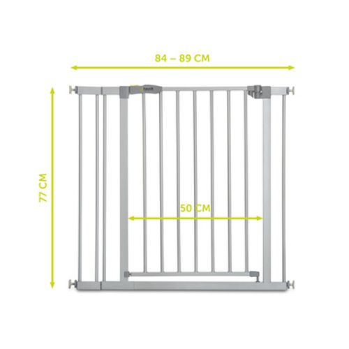 Hauck zaštitna ograda Stop N Safe 2 (75 - 80 cm) + nastavak 9 cm white = 84 - 89 cm slika 2