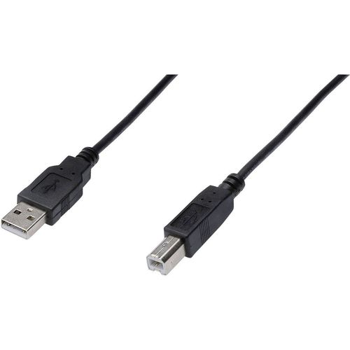 Digitus USB kabel USB 2.0 USB-A utikač, USB-B utikač 0.50 m crna  AK-300105-005-S slika 2