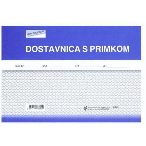 I-29/NCR DOSTAVNICA S PRIMKOM; Blok 3 x 50 listova, 21 x 14,8 cm slika 2