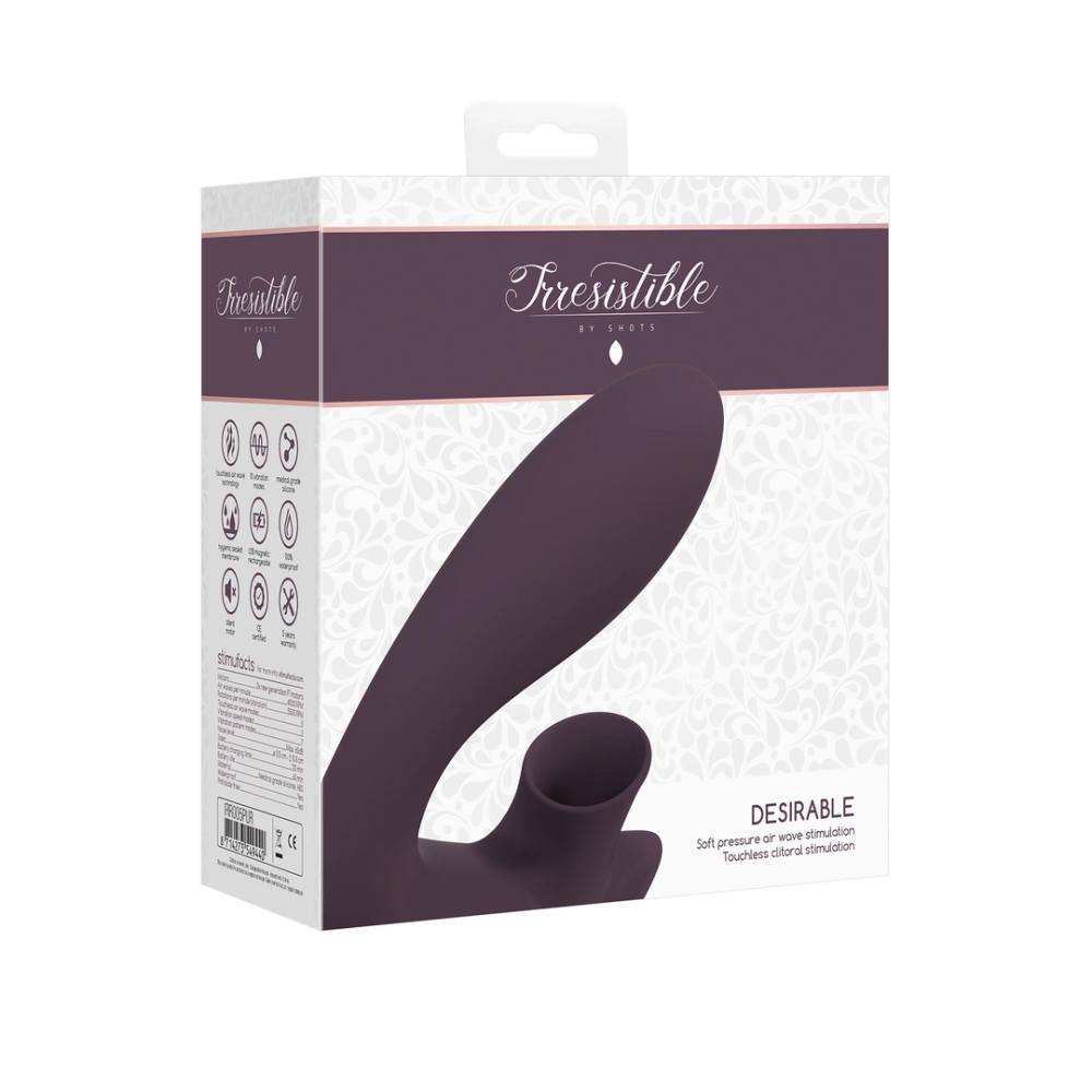 Desirable - savitljivi zračni pulsni vibrator slika 2