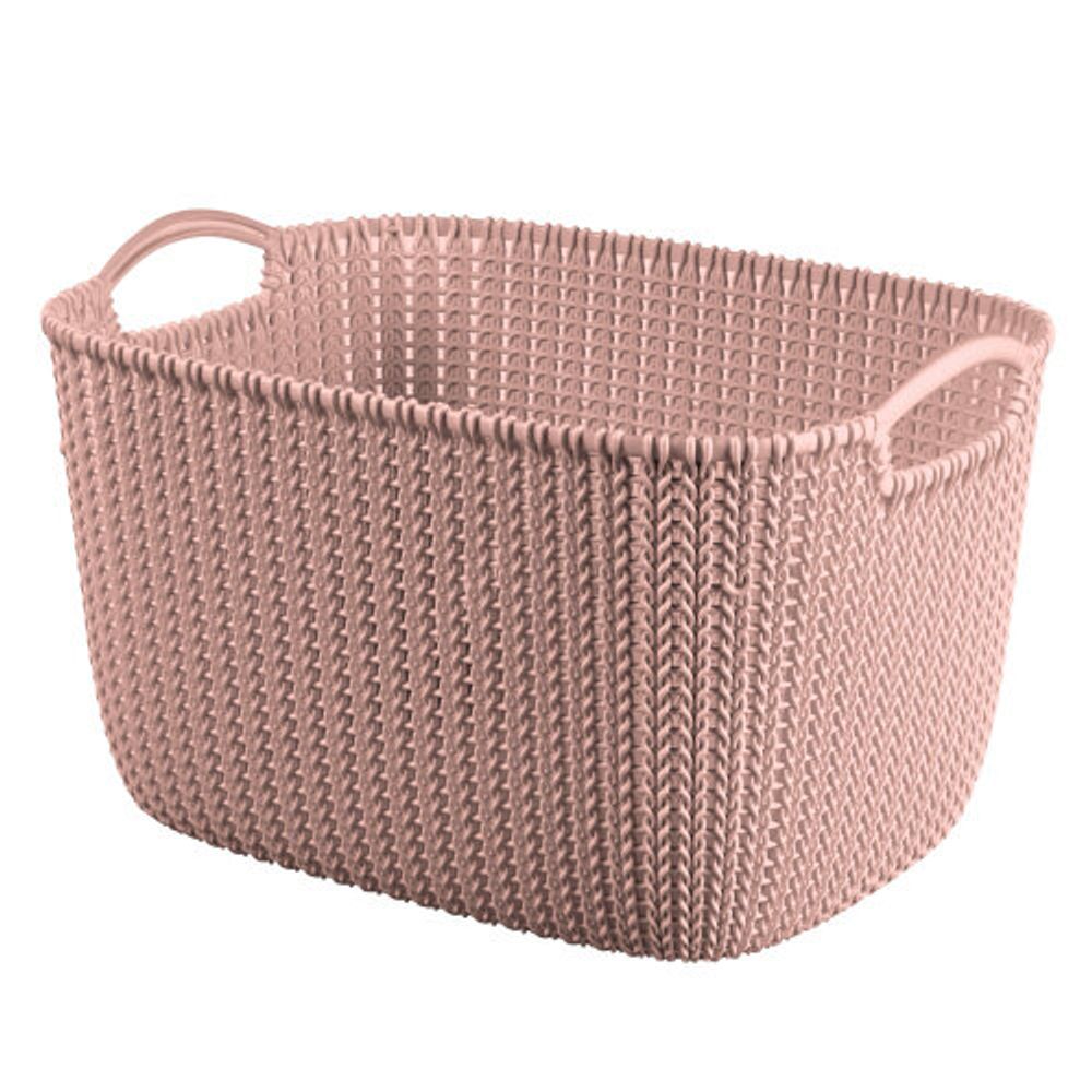 Curver Knit Korpa za odlaganje 19L roza slika 1