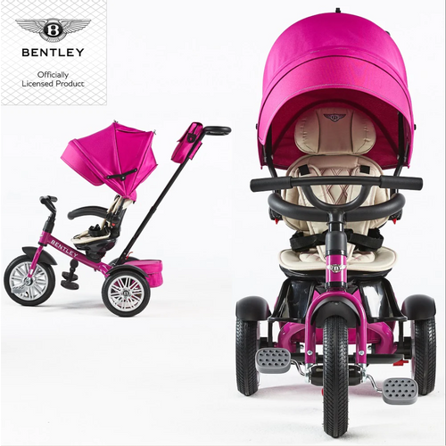 Bentley tricikl 6 u 1 - pink slika 1