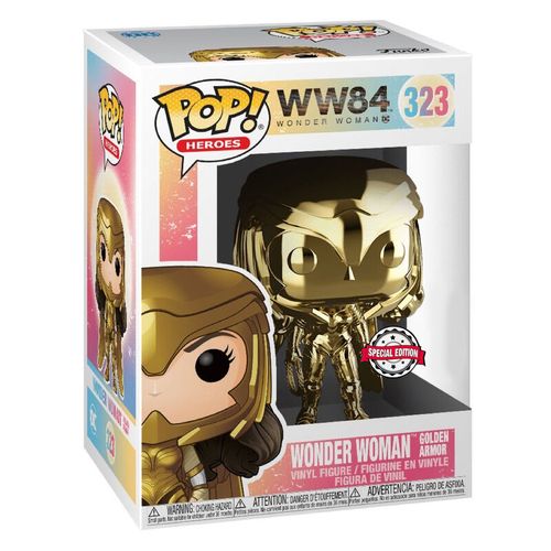 Ekskluzivna POP figura DC Comics Wonder Woman 1984 Gold Power slika 1