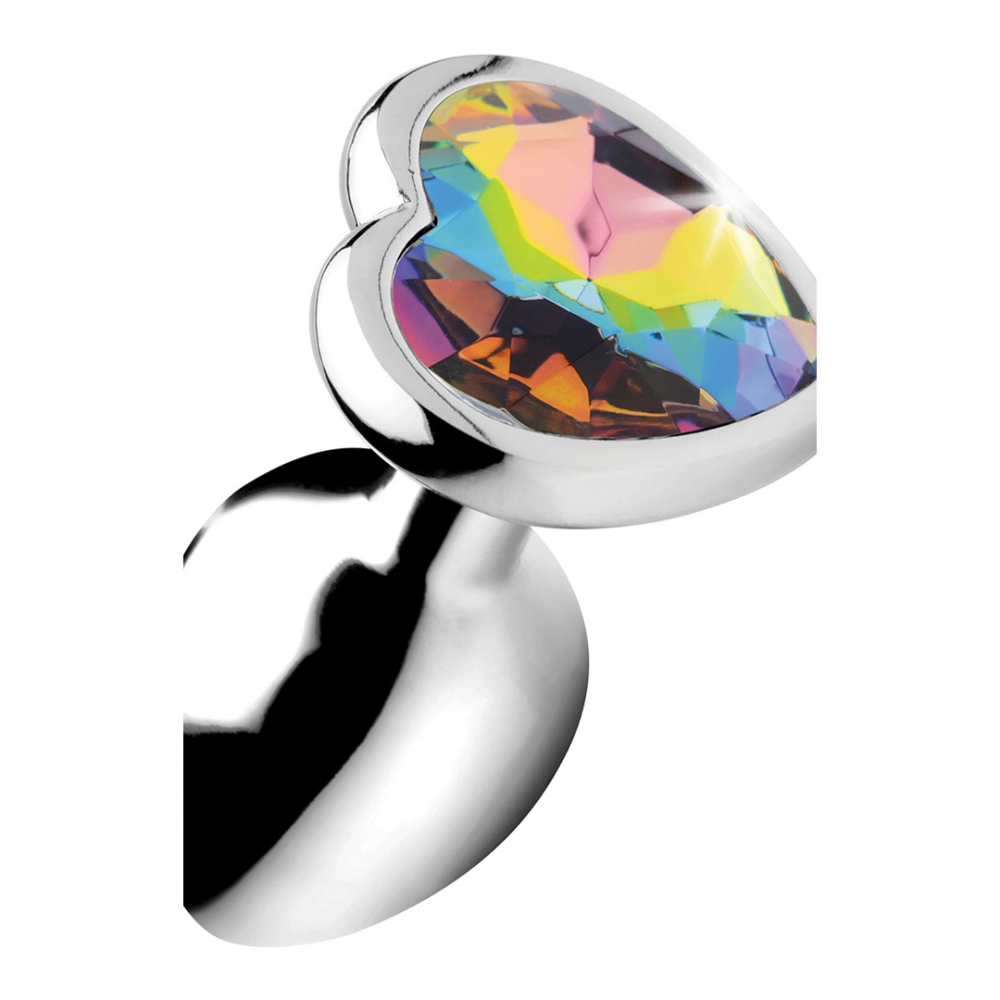 XR marke Rainbow Prism - Heart analni čep - Mali slika 1