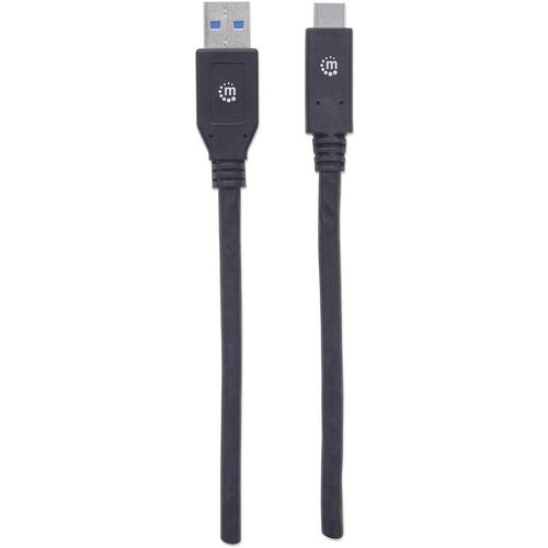 Manhattan USB kabel USB 3.2 gen. 1 (USB 3.0) USB-A utikač, USB-C® utikač 3.00 m crna  354981 slika 4