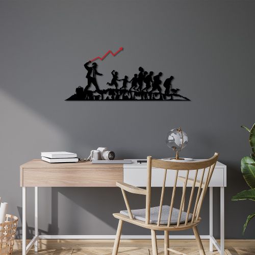 Wallity Metalna zidna dekoracija, Banksy - 4 slika 1