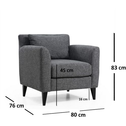 Atelier Del Sofa Fotelja wing NORDIC, Nordic Armchair slika 4