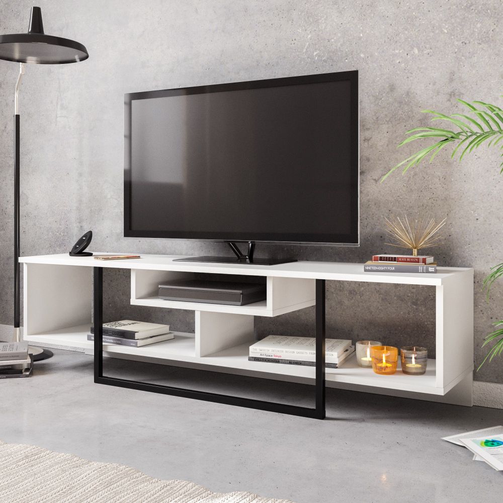 TV Stalak Asal (150) - Bijela i Crna slika 1