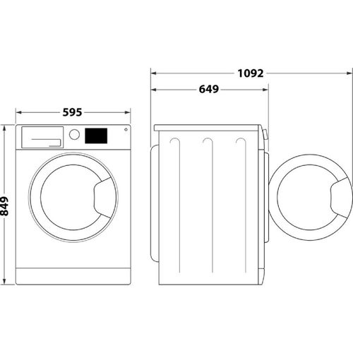 Whirlpool FFT M11 82B EE mašina za sušenje veša sa toplotnom pumpom, kapacitet 8 kg slika 11