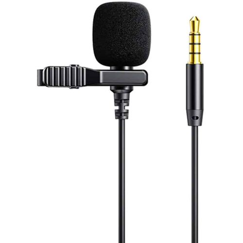 JoyRoom - Lavalier mikrofon (JR-LM1) - s kabelskom utičnicom 3.5 mm 2 m - crni slika 1