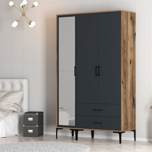 Kumsal RT - Walnut, Anthracite Walnut
Anthracite Wardrobe slika 5